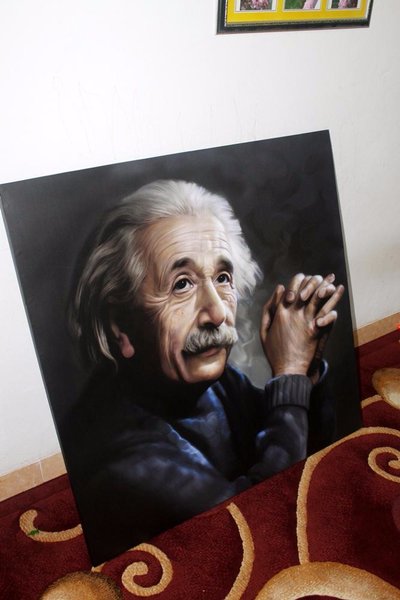 Detail Gambar Lukisan Albert Einstein Nomer 33