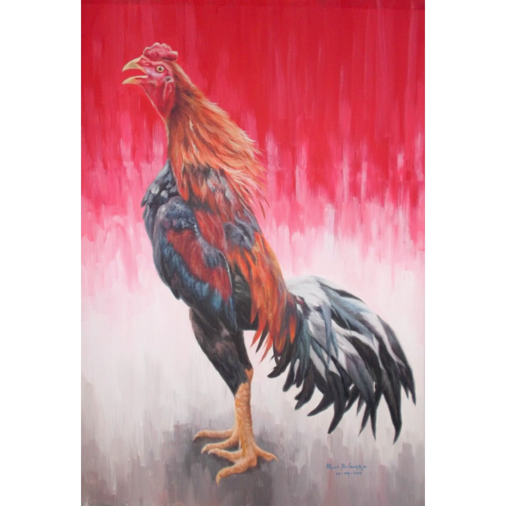 Detail Gambar Lukisan Ayam Nomer 26