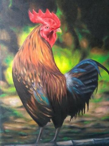 Detail Gambar Lukisan Ayam Nomer 39