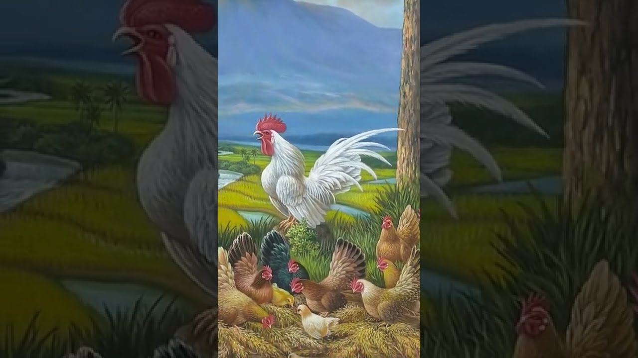 Detail Gambar Lukisan Ayam Nomer 52