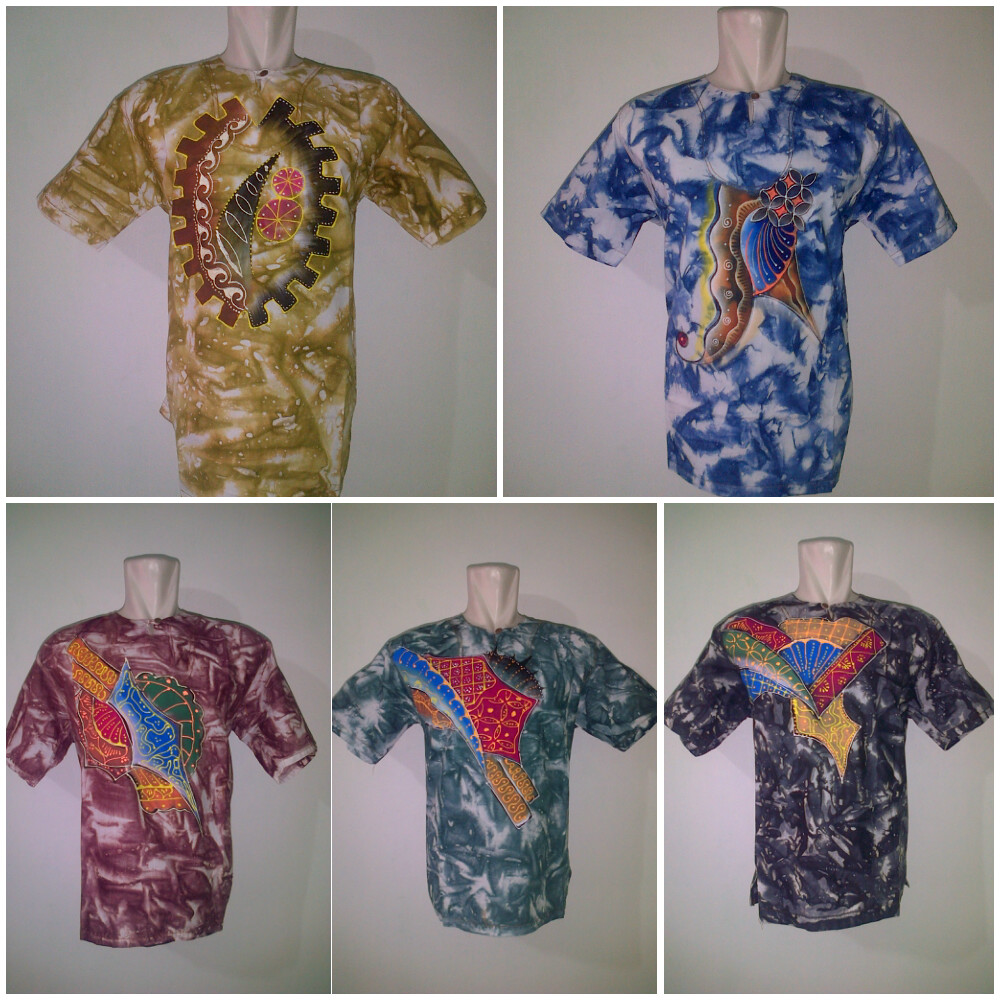 Detail Gambar Lukisan Baju Kaos Batik Nomer 11