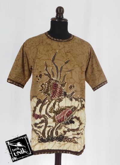 Detail Gambar Lukisan Baju Kaos Batik Nomer 42