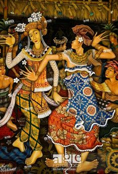 Detail Gambar Lukisan Bali Nomer 13