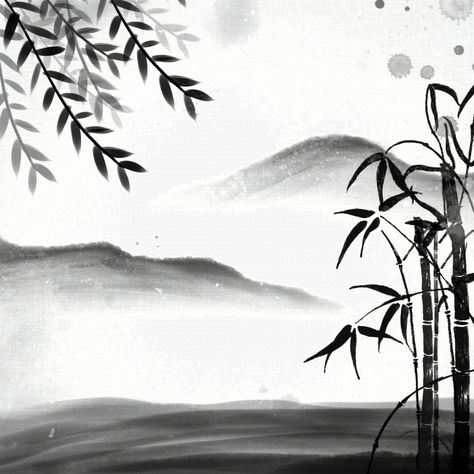 Detail Gambar Lukisan Bambu Nomer 46