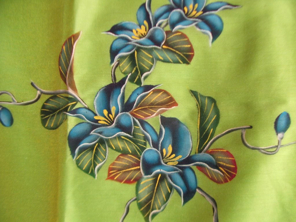 Detail Gambar Lukisan Batik Bunga Nomer 37