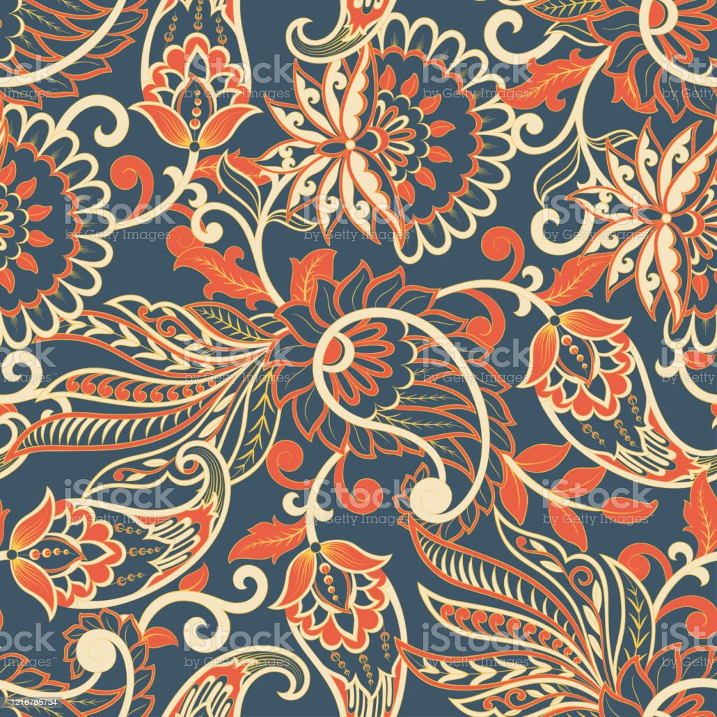 Detail Gambar Lukisan Batik Bunga Nomer 54