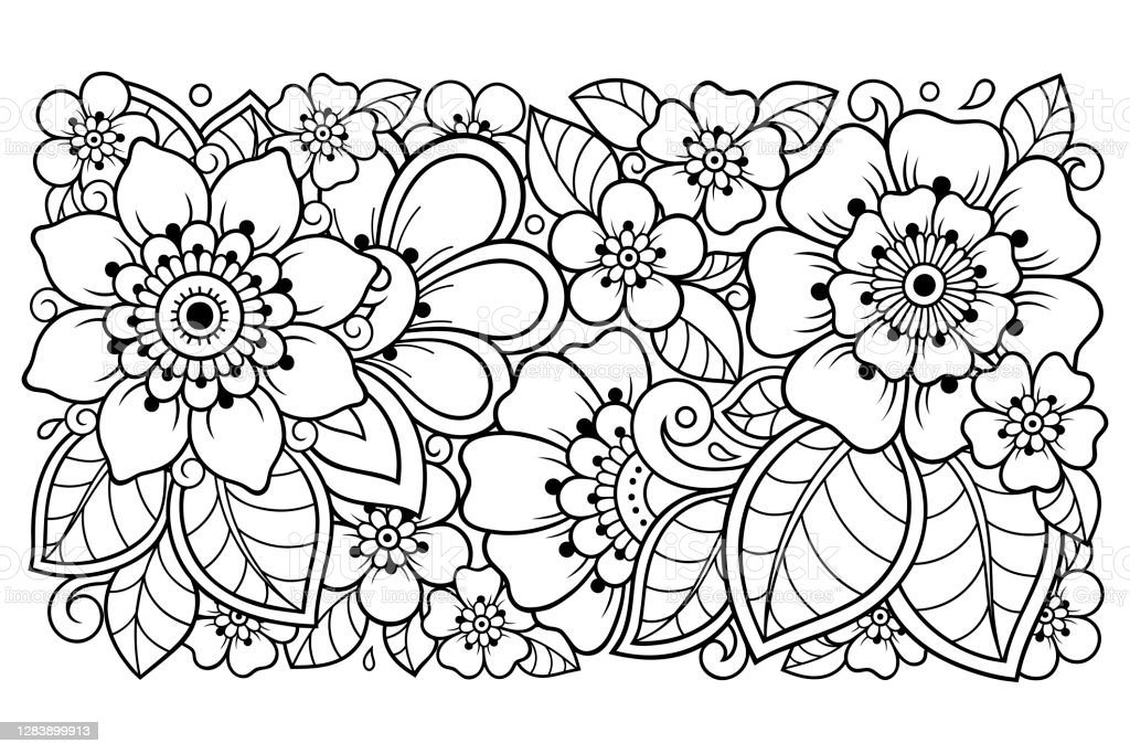 Detail Gambar Lukisan Batik Motif Bunga Nomer 49