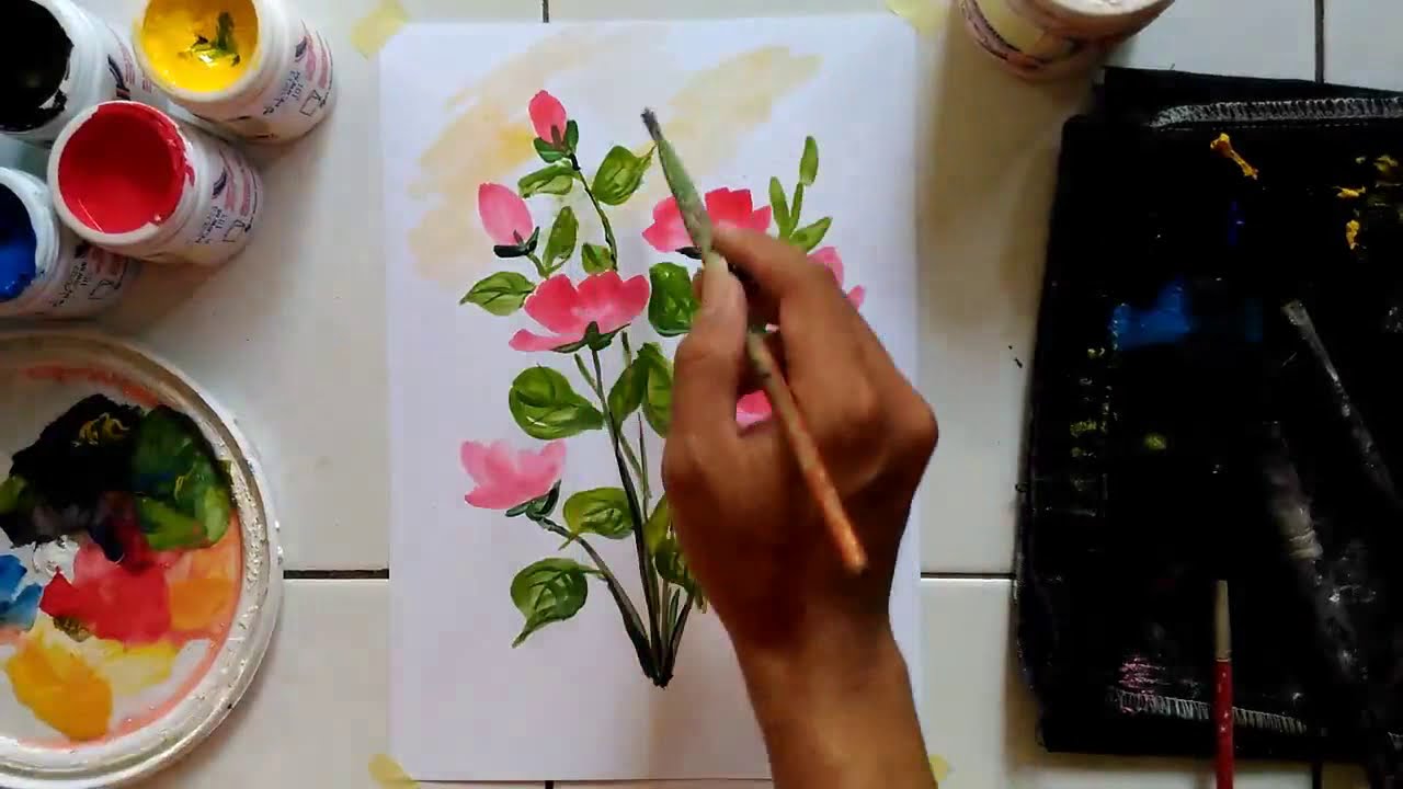 Detail Gambar Lukisan Bunga Dari Talenan Nomer 53