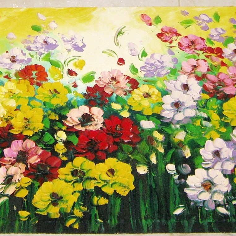 Gambar Lukisan Bunga Indah - KibrisPDR