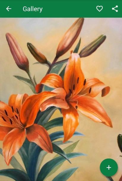 Detail Gambar Lukisan Bunga Indah Nomer 3
