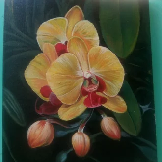 Detail Gambar Lukisan Bunga Indah Nomer 22