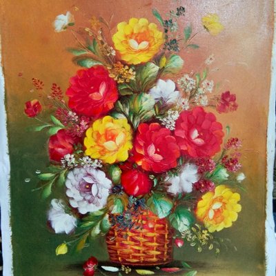 Detail Gambar Lukisan Bunga Indah Nomer 29