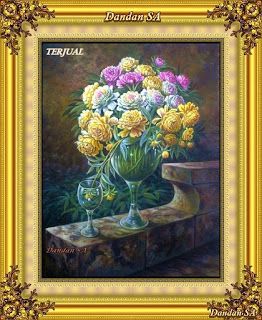 Detail Gambar Lukisan Bunga Indah Nomer 44