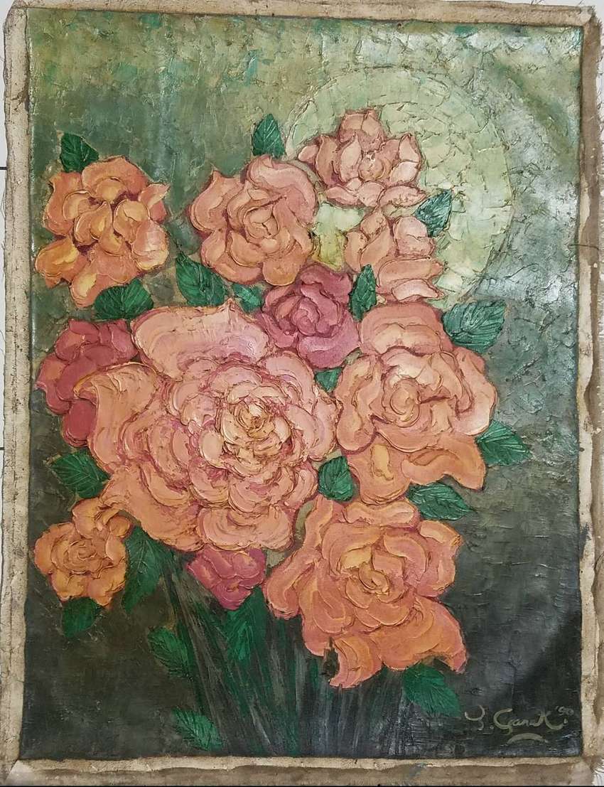 Detail Gambar Lukisan Bunga Mawar Pink Nomer 48