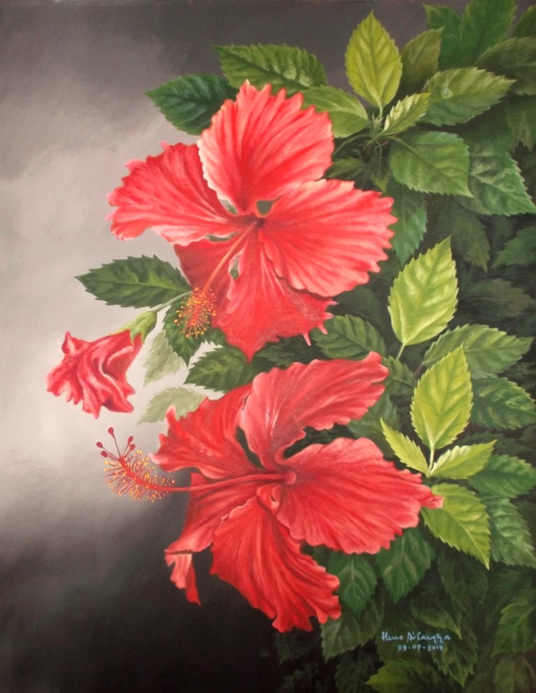 Detail Gambar Lukisan Bunga Nomer 48