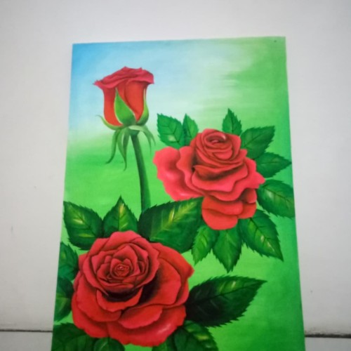 Detail Gambar Lukisan Bunga Nomer 7