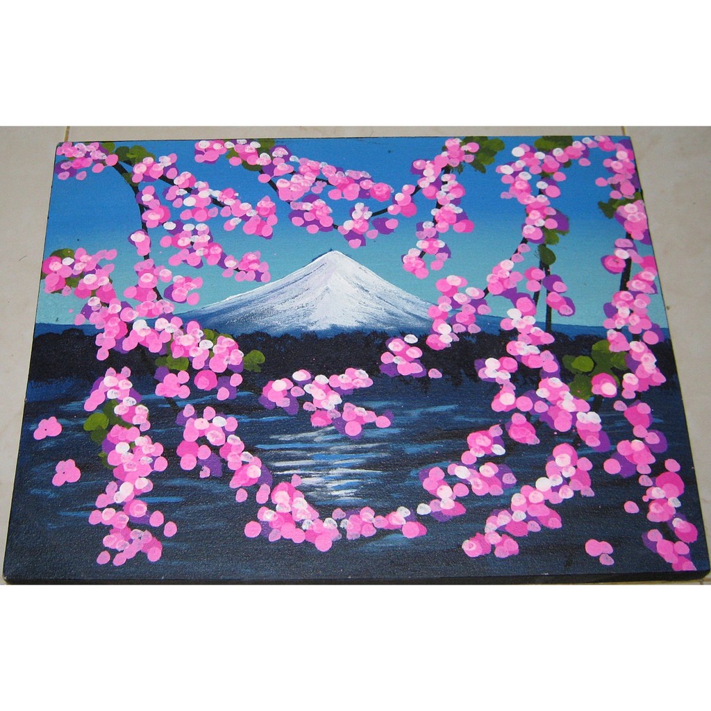 Detail Gambar Lukisan Bunga Sakura Di Jepang Nomer 14