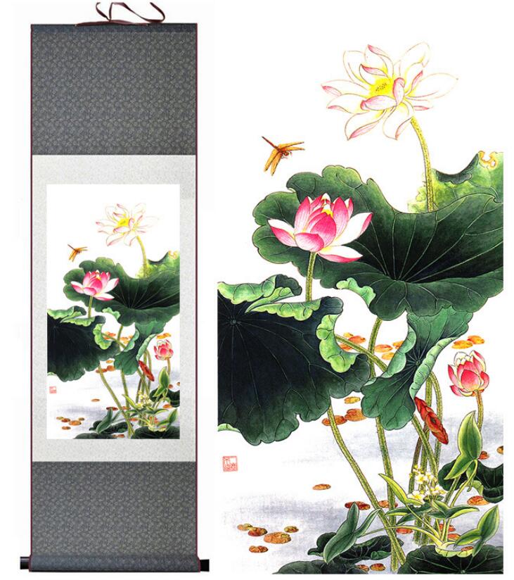 Detail Gambar Lukisan Bunga Teratai Nomer 45