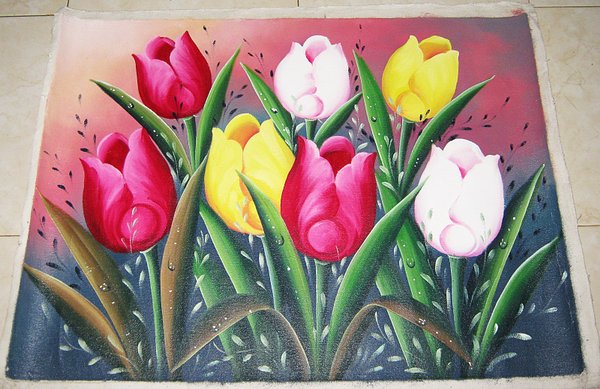 Detail Gambar Lukisan Bunga Tulip Nomer 17