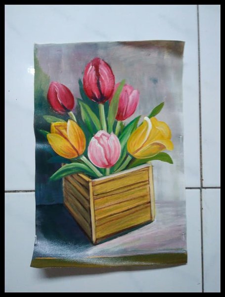 Detail Gambar Lukisan Bunga Tulip Nomer 36