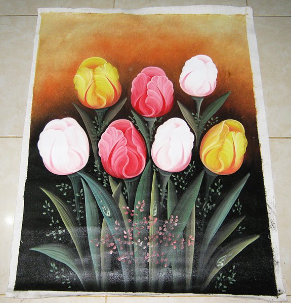 Detail Gambar Lukisan Bunga Tulip Nomer 38