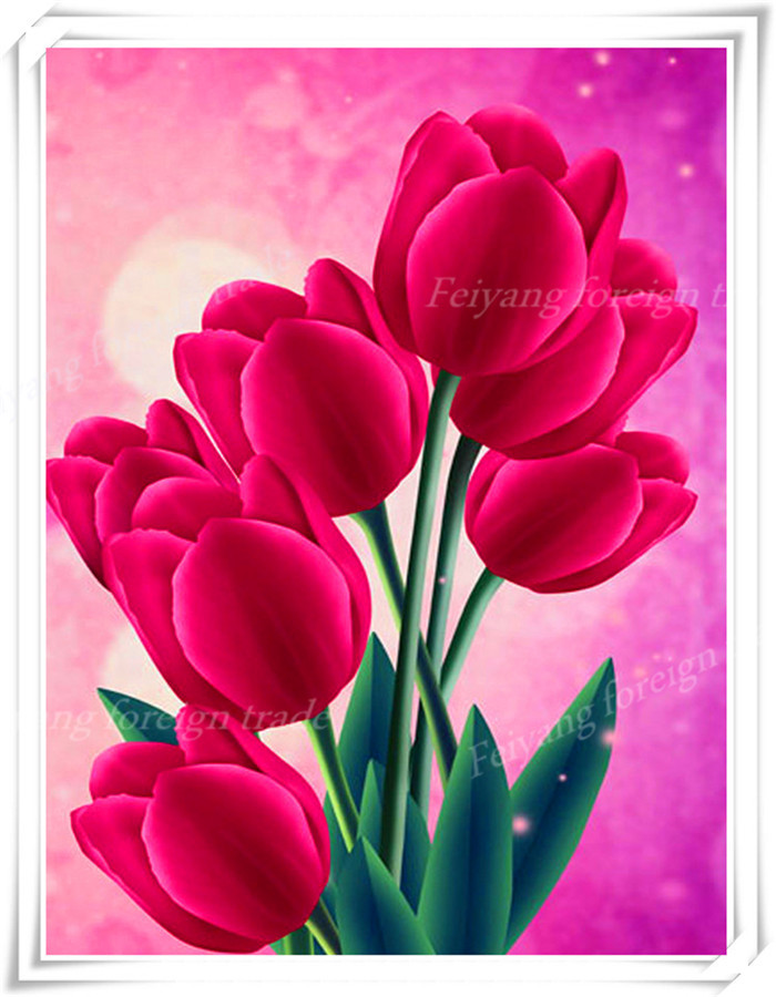 Detail Gambar Lukisan Bunga Tulip Nomer 46