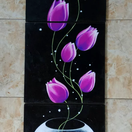 Detail Gambar Lukisan Bunga Tulip Nomer 10