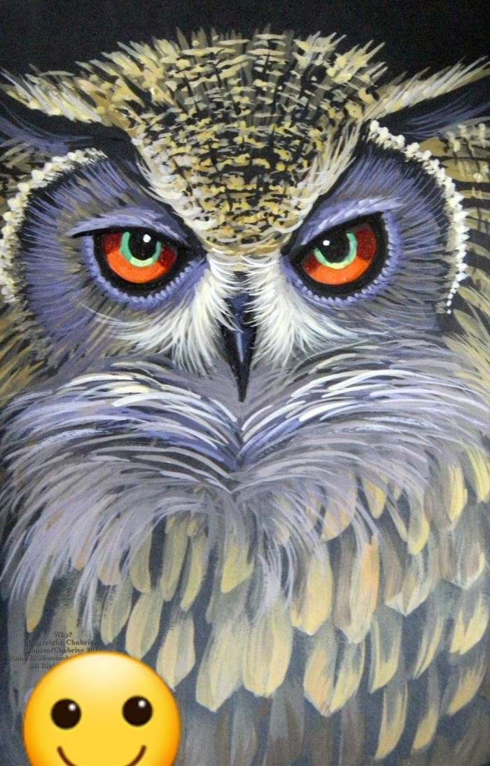 Detail Gambar Lukisan Burung Hantu Nomer 15