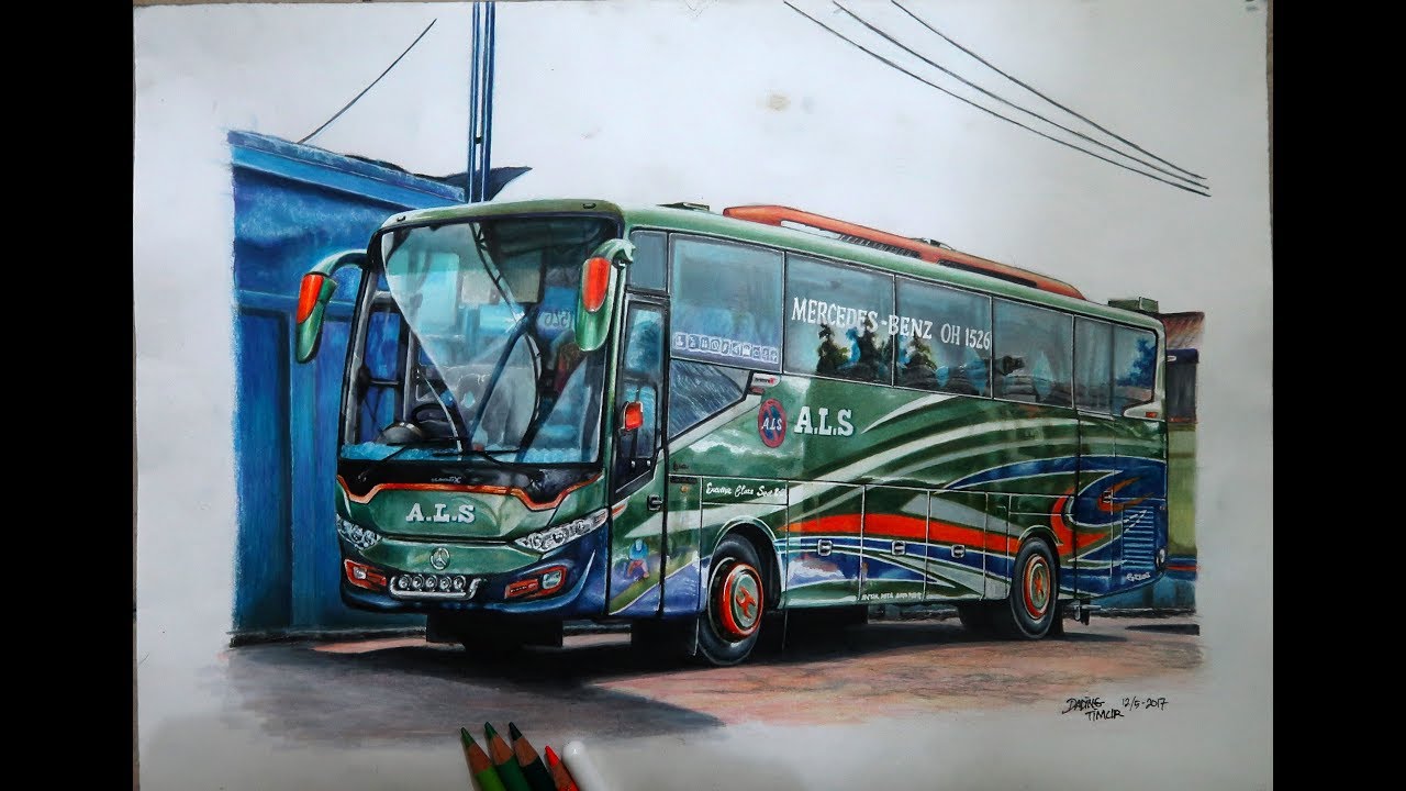 Detail Gambar Lukisan Bus Nomer 34