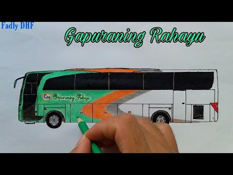 Detail Gambar Lukisan Bus Nomer 53