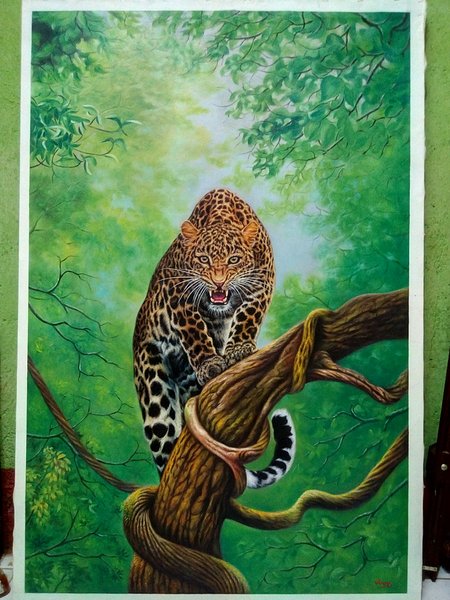 Detail Gambar Lukisan Cat Minyak Nomer 40