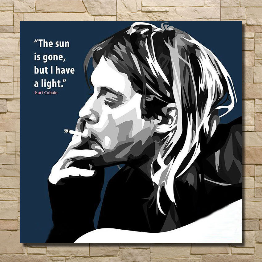 Detail Gambar Lukisan Curt Cobain Nomer 13