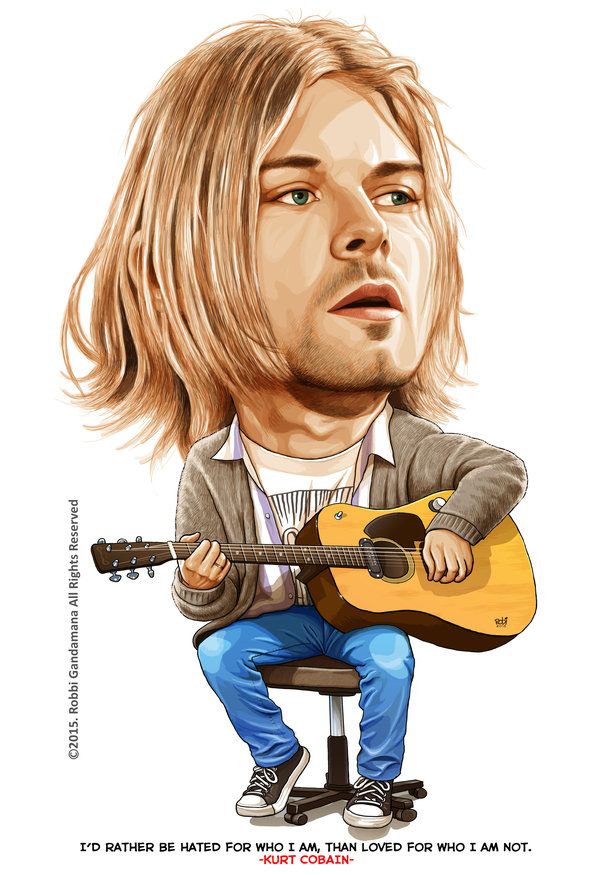 Detail Gambar Lukisan Curt Cobain Nomer 23