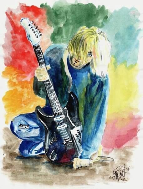 Detail Gambar Lukisan Curt Cobain Nomer 31