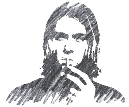 Detail Gambar Lukisan Curt Cobain Nomer 40