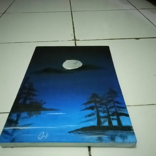 Detail Gambar Lukisan Dengan Cat Acrylic Nomer 12