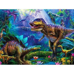 Detail Gambar Lukisan Dinosaur T Rex Dan Pemandangan Berwarna Nomer 29