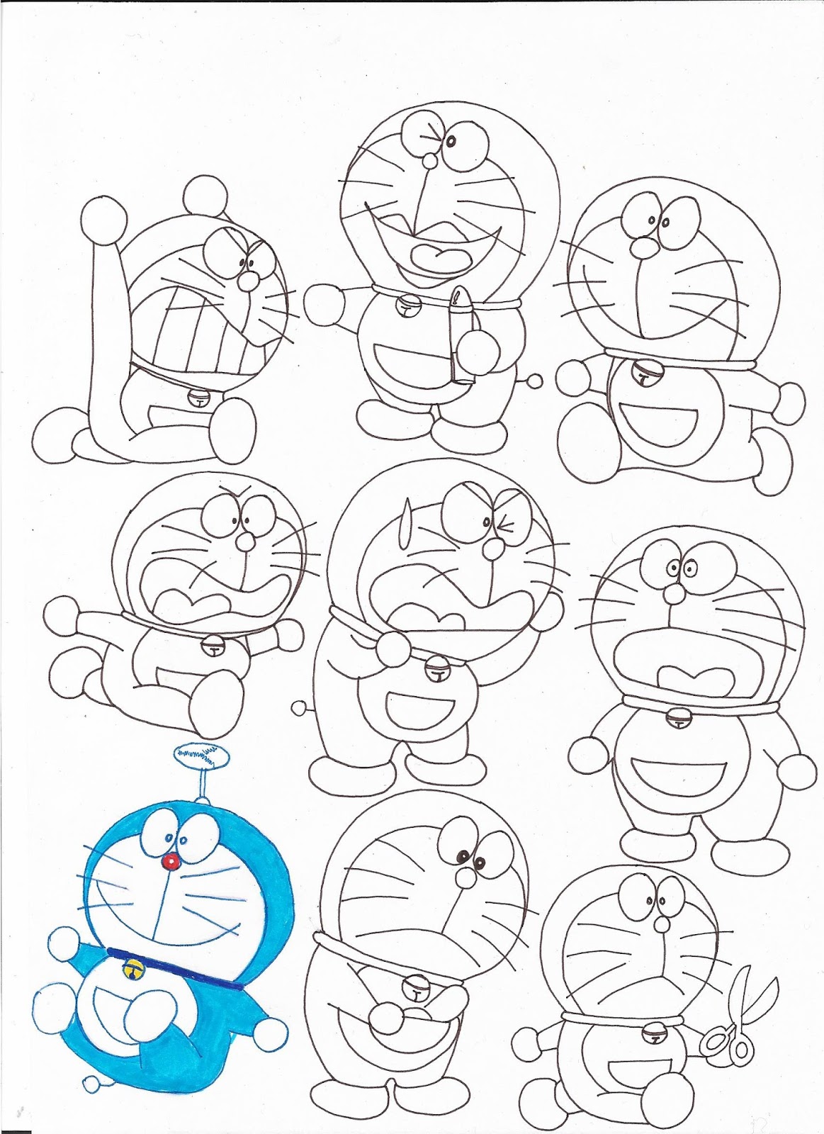 Detail Gambar Lukisan Doraemon Nomer 13