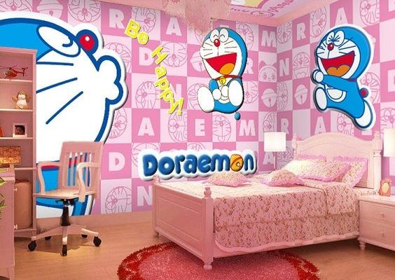 Detail Gambar Lukisan Doraemon Di Dinding Kamar Nomer 26
