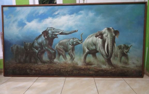 Detail Gambar Lukisan Gajah Nomer 26