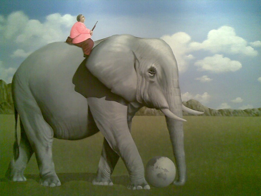 Detail Gambar Lukisan Gajah Nomer 5