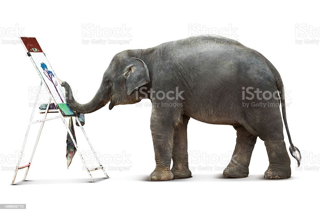 Detail Gambar Lukisan Gajah Nomer 45