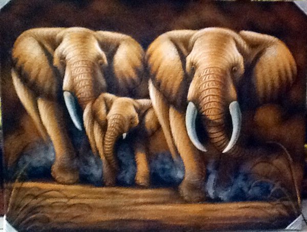 Detail Gambar Lukisan Gajah Nomer 50