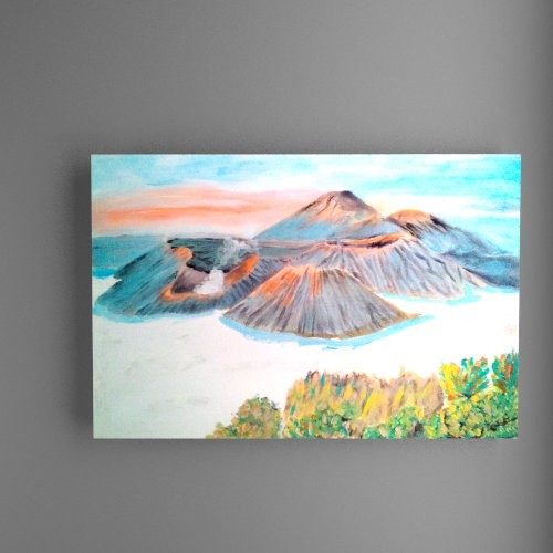 Detail Gambar Lukisan Gunung Nomer 54
