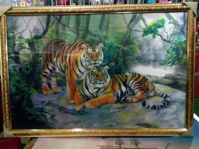 Detail Gambar Lukisan Harimau 3 Dimensi Nomer 47