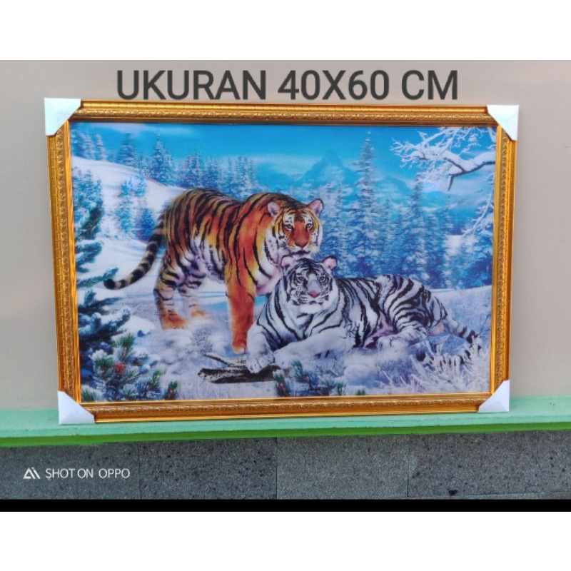 Detail Gambar Lukisan Harimau 3 Dimensi Nomer 49