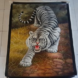 Detail Gambar Lukisan Harimau Putih Nomer 9