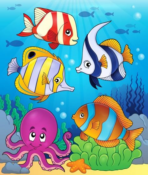 Download Gambar Lukisan Ikan Nomer 6