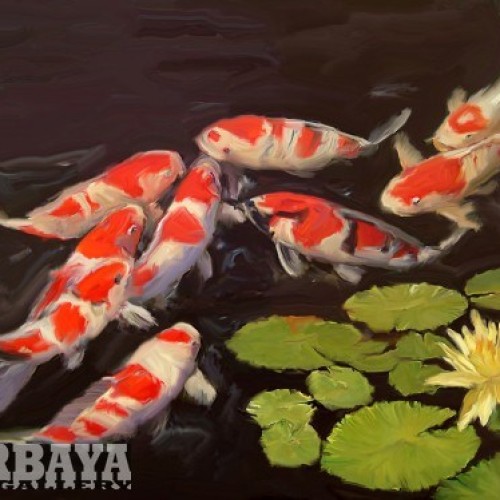 Detail Gambar Lukisan Ikan Koi Yg Mudah Ditiru Nomer 12