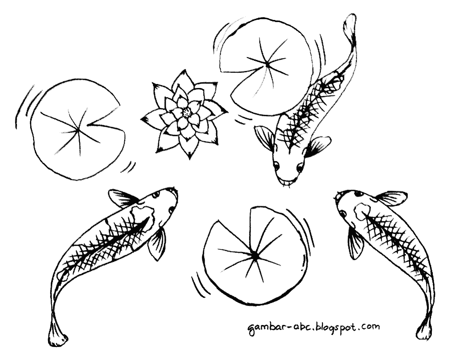 Detail Gambar Lukisan Ikan Koi Yg Mudah Ditiru Nomer 23